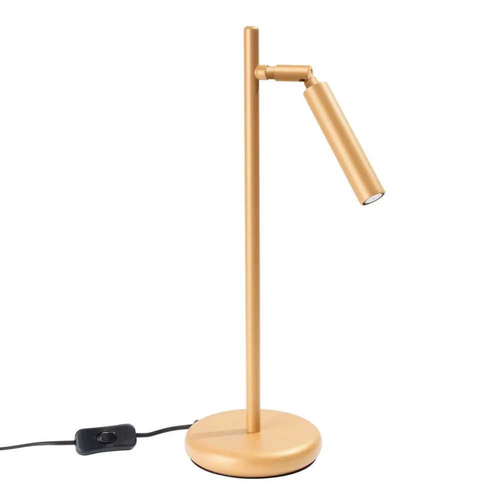 Lampa biurkowa PASTELO złota | sklep MIRAT kolekcja pastelo