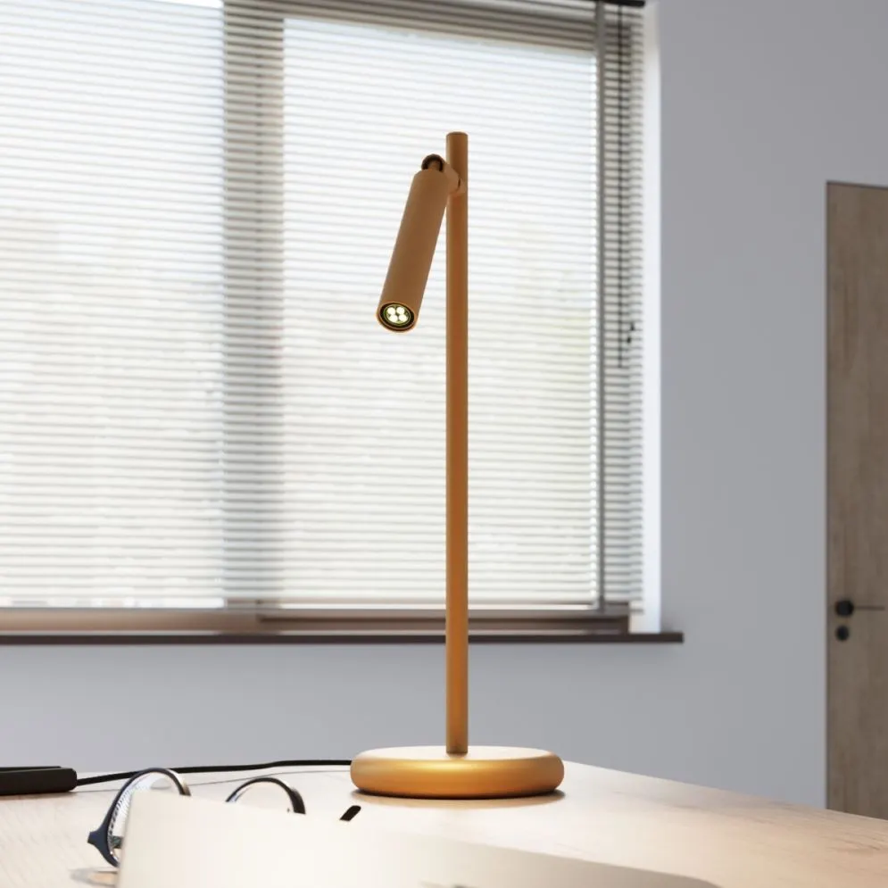 Lampa biurkowa PASTELO złota | sklep MIRAT kolekcja pastelo