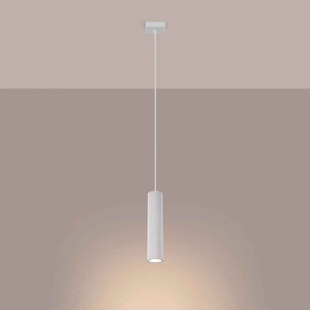 Lampa wisząca KARBON 1 biały | sklep MIRAT  kolekcja karbon