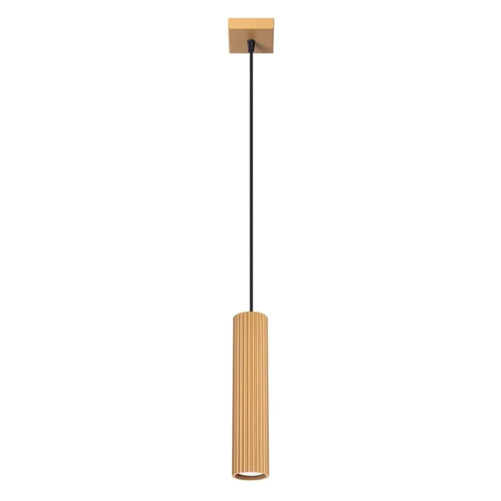 Lampa wisząca KARBON 1 złoty | sklep MIRAT  kolekcja karbon
