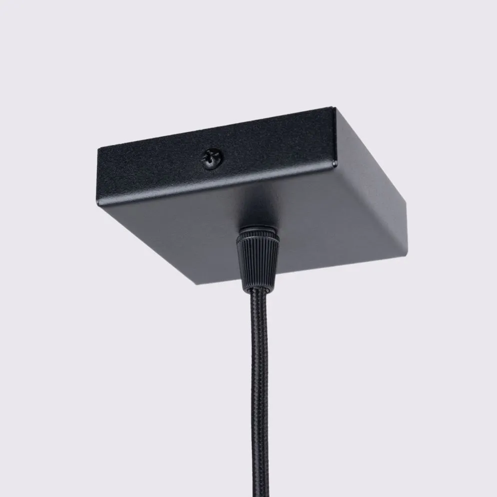Lampa wisząca KARBON 1 czarny | sklep MIRAT kolekcja karbon