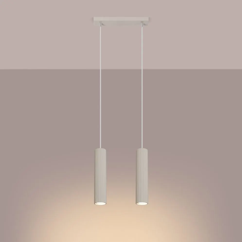 Lampa wisząca KARBON 2 beżowy | sklep MIRAT kolekcja karbon