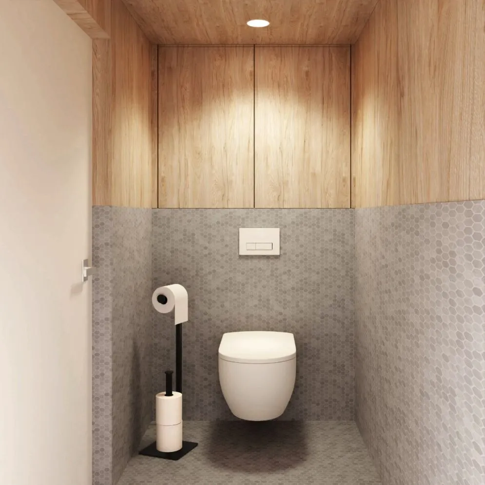Stojak na papier REGARD PLUS czarny metalowy | MIRAT. w stylu LOFT kolekcja