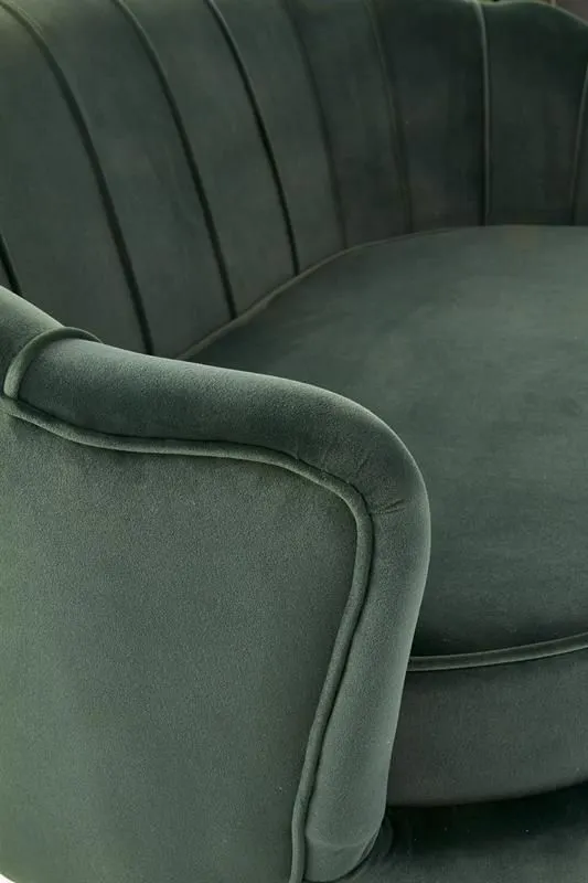 Sofa AMORINITO XL ciemno zielona w stylu glamour | MIRAT. styl GLAMOUR, PASTELE