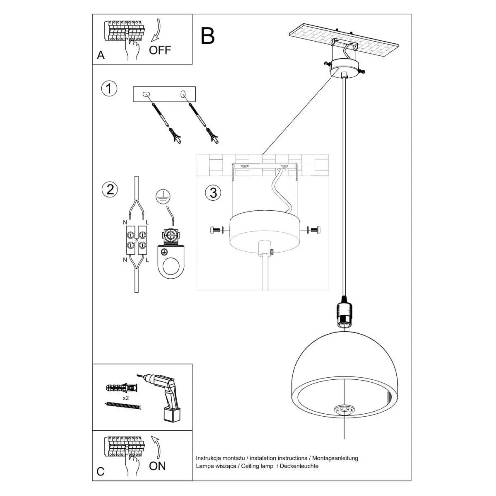 Lampa wisząca PABLITO | sklep MIRAT kolekcja pablito