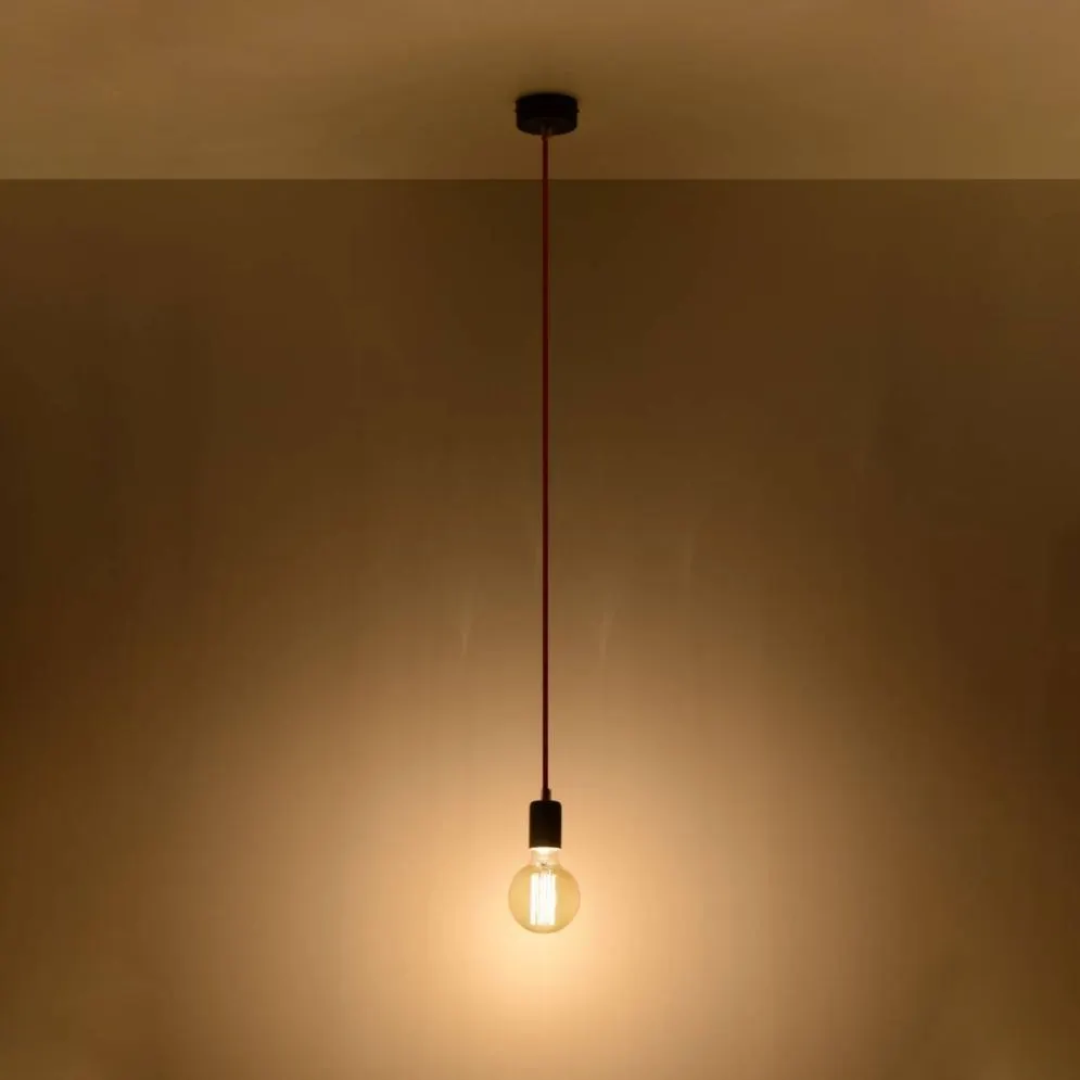Lampa wisząca EDISON czarna | sklep MIRAT  kolekcja edison