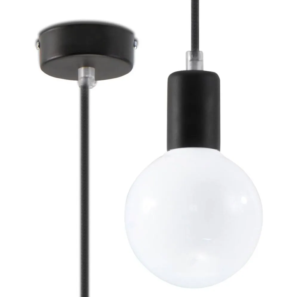 Lampa wisząca EDISON czarna | sklep MIRAT  kolekcja edison