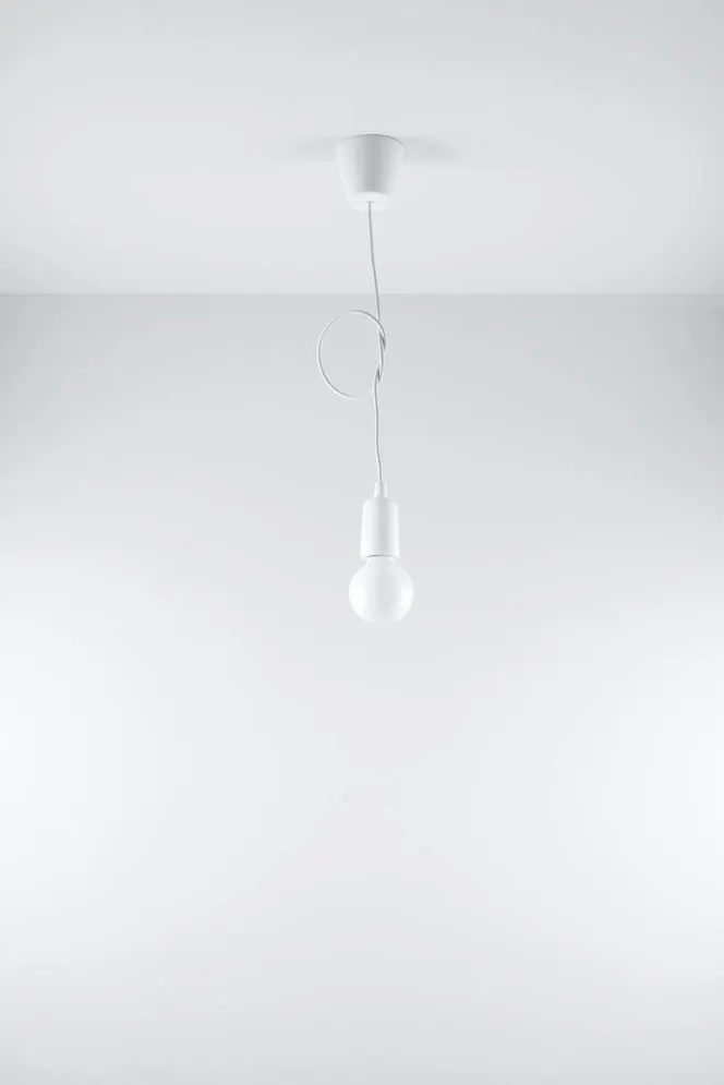 Lampa wisząca DIEGO 1 biała | sklep MIRAT  kolekcja diego