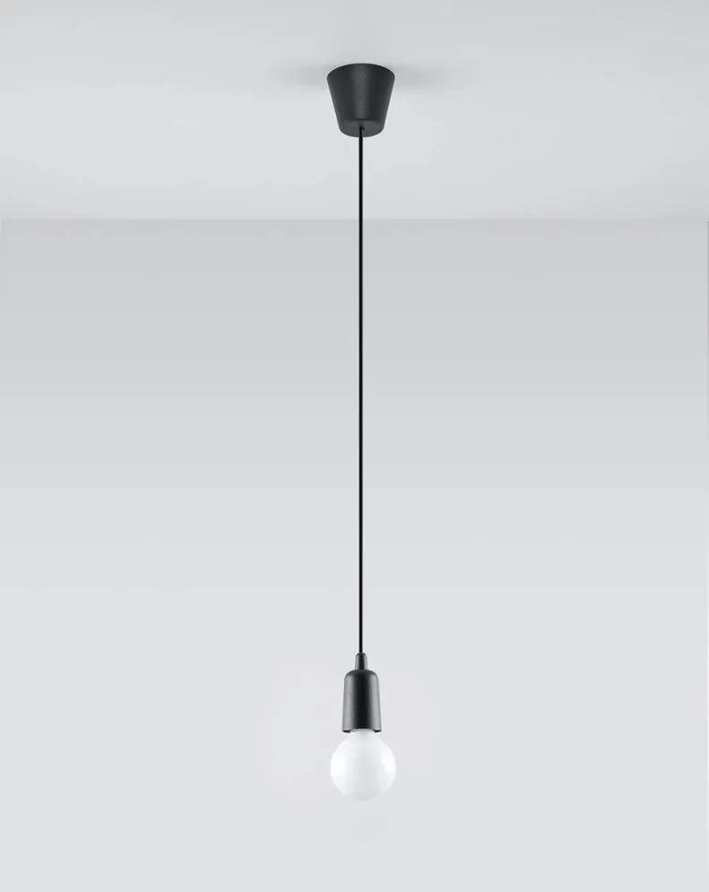 Lampa wisząca DIEGO 1 czarna | sklep MIRAT  kolekcja diego