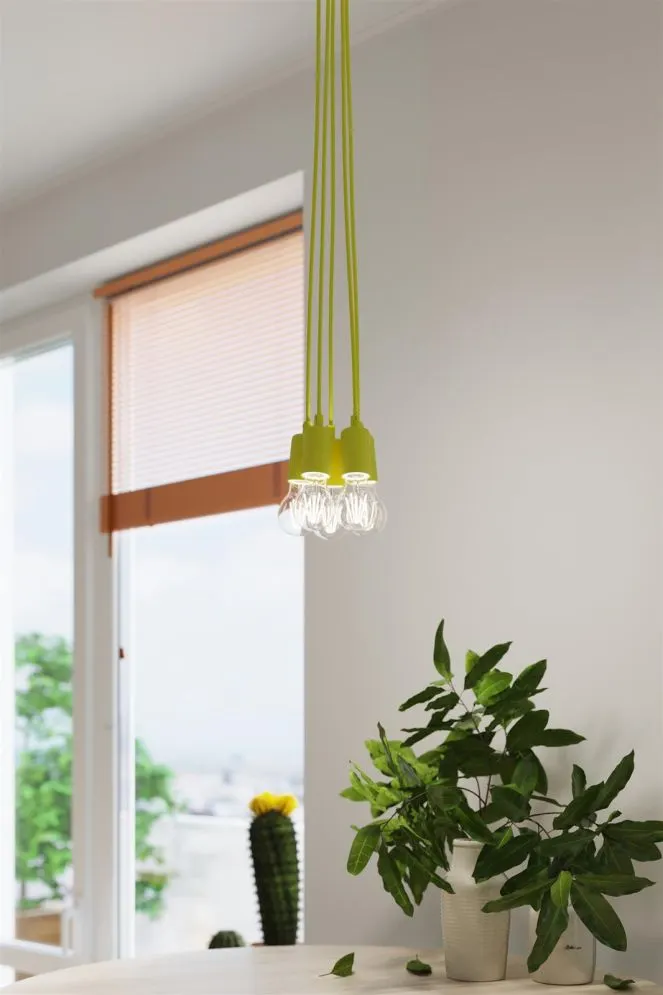 Lampa wisząca DIEGO 1 żółta | sklep MIRAT  kolekcja diego