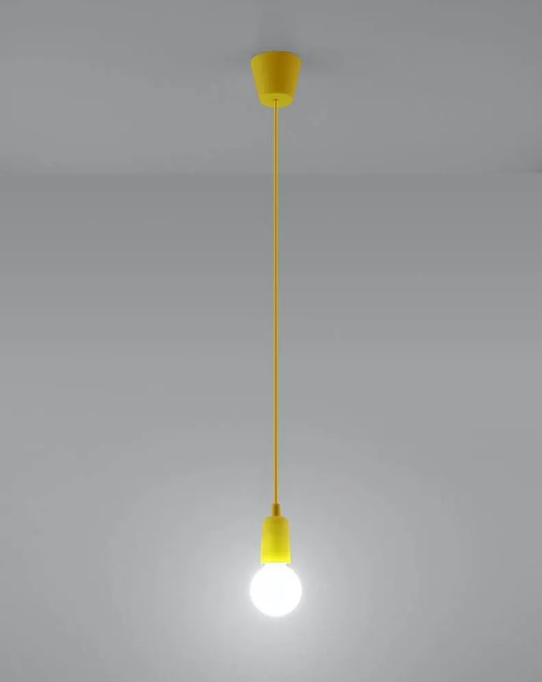 Lampa wisząca DIEGO 1 żółta | sklep MIRAT  kolekcja diego