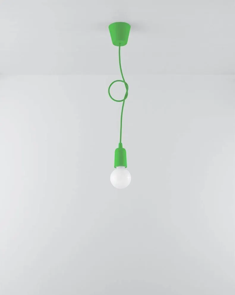 Lampa wisząca DIEGO 1 zielony | sklep MIRAT  kolekcja diego