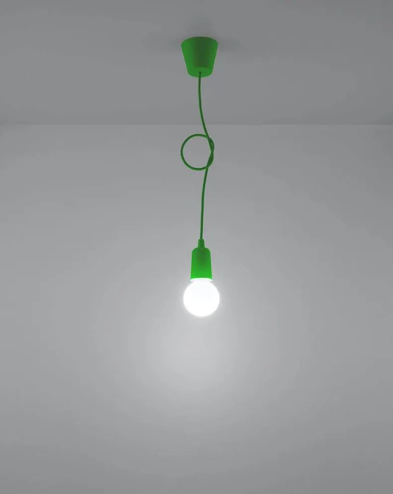 Lampa wisząca DIEGO 1 zielony | sklep MIRAT  kolekcja diego