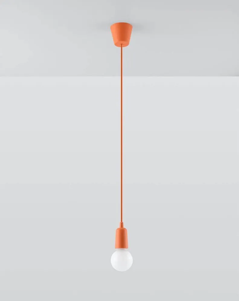 Lampa wisząca DIEGO 1 pomarańczowy | sklep MIRAT  kolekcja diego