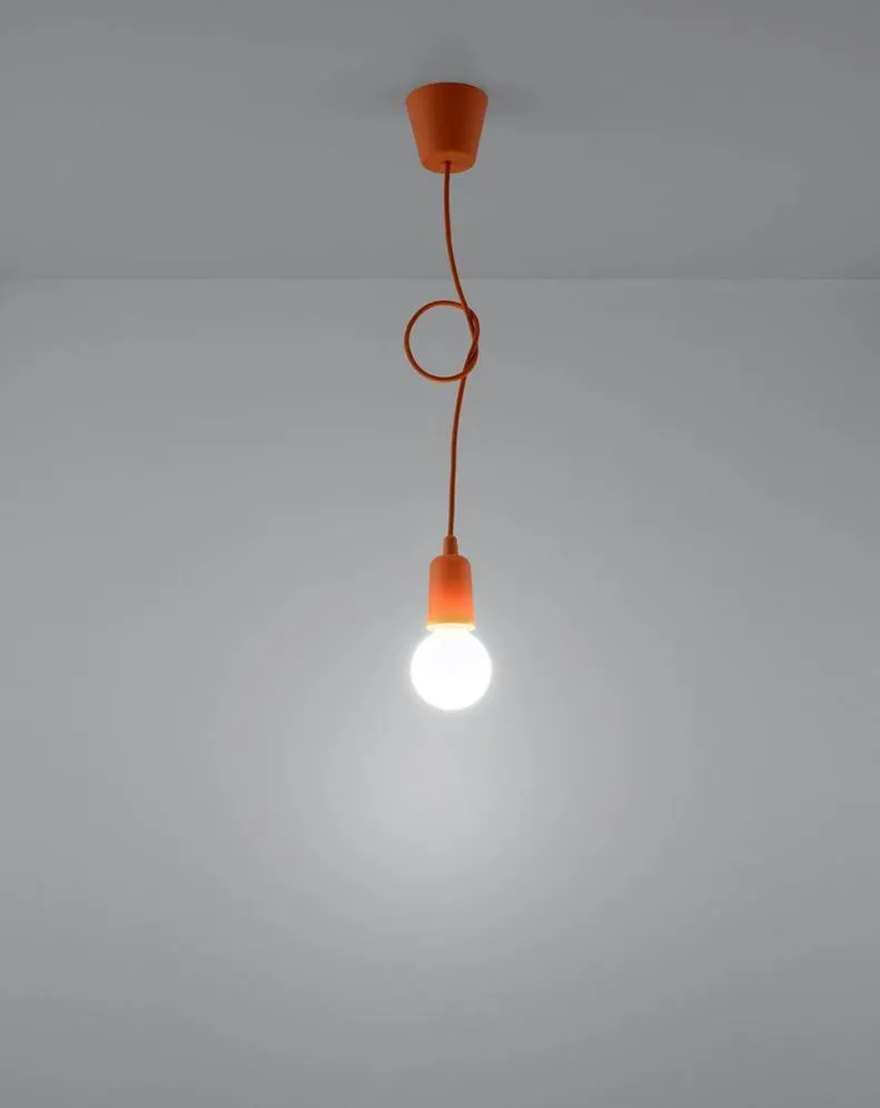 Lampa wisząca DIEGO 1 pomarańczowy | sklep MIRAT  kolekcja diego