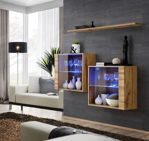 Półka SWITCH PW2 120 cm nowoczesna w czterech kolorach | MIRAT. w stylu  kolekcja SWITCH
