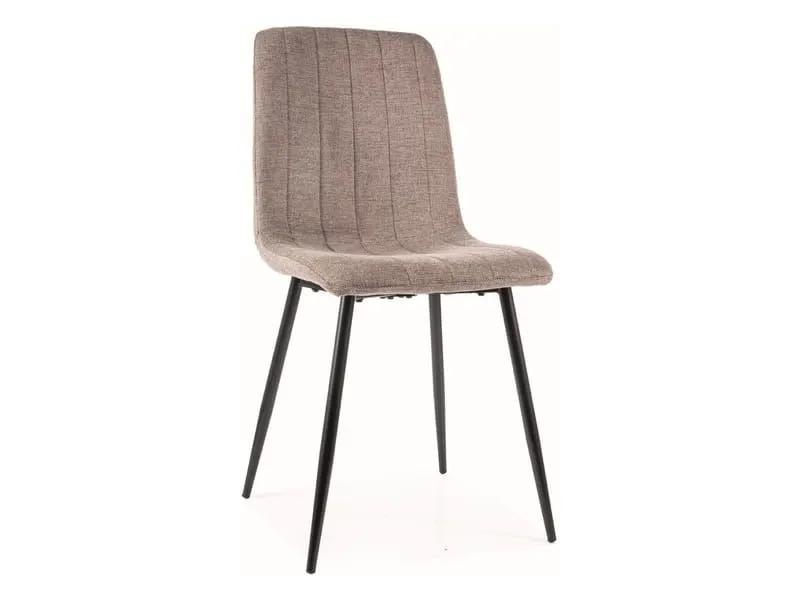 Nowoczesne krzesło Alan Brego beżowe w stylu loft | MIRAT