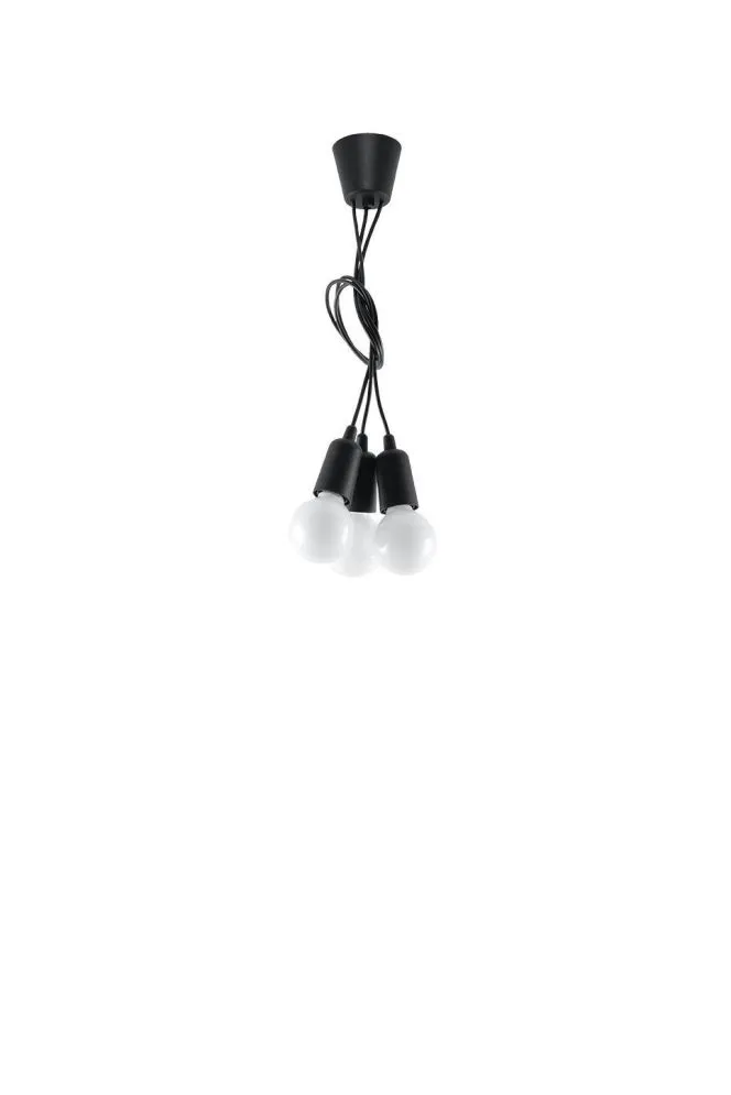 Lampa wisząca DIEGO 3 czarna | sklep MIRAT  kolekcja diego