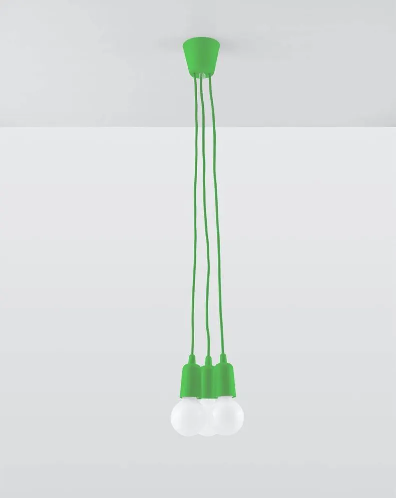Lampa wisząca DIEGO 3 zielony | sklep MIRAT kolekcja diego