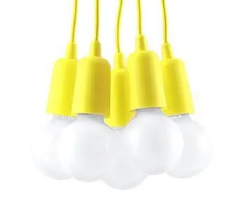 Lampa wisząca DIEGO 5 żółta | sklep MIRAT  kolekcja diego