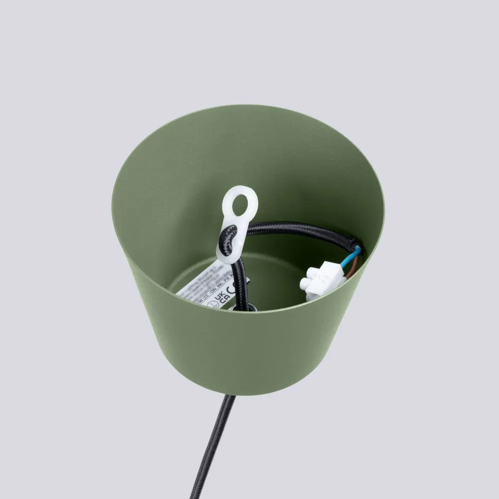 Lampa wisząca BILO zielona oliwka | sklep MIRAT kolekcja bilo
