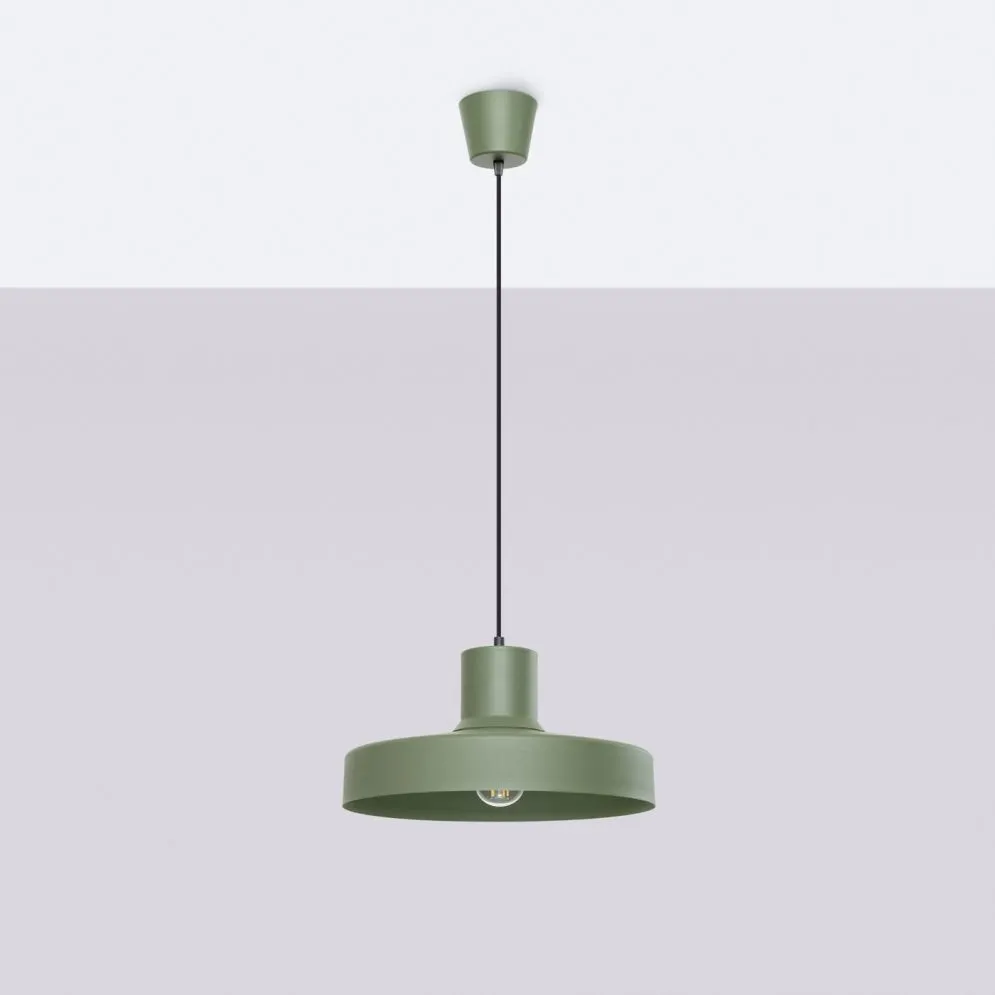 Lampa wisząca BILO zielona oliwka | sklep MIRAT kolekcja bilo