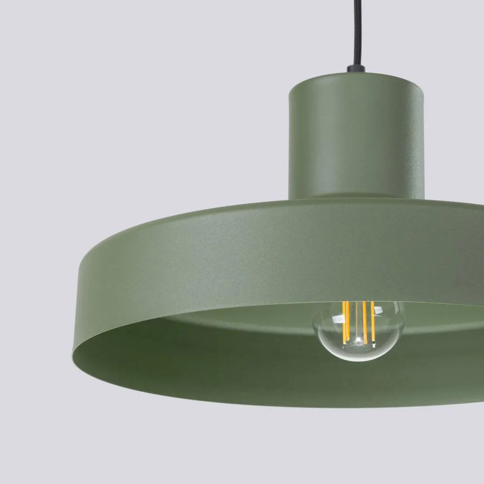 Lampa wisząca BILO zielona oliwka | sklep MIRAT kolekcja bilo