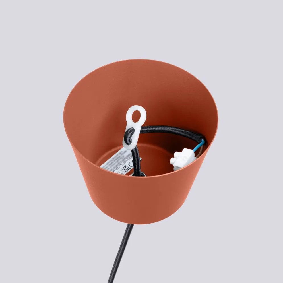 Lampa wisząca BILO ochra czerwona | sklep MIRAT  kolekcja bilo