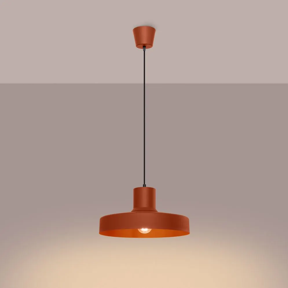 Lampa wisząca BILO ochra czerwona | sklep MIRAT  kolekcja bilo