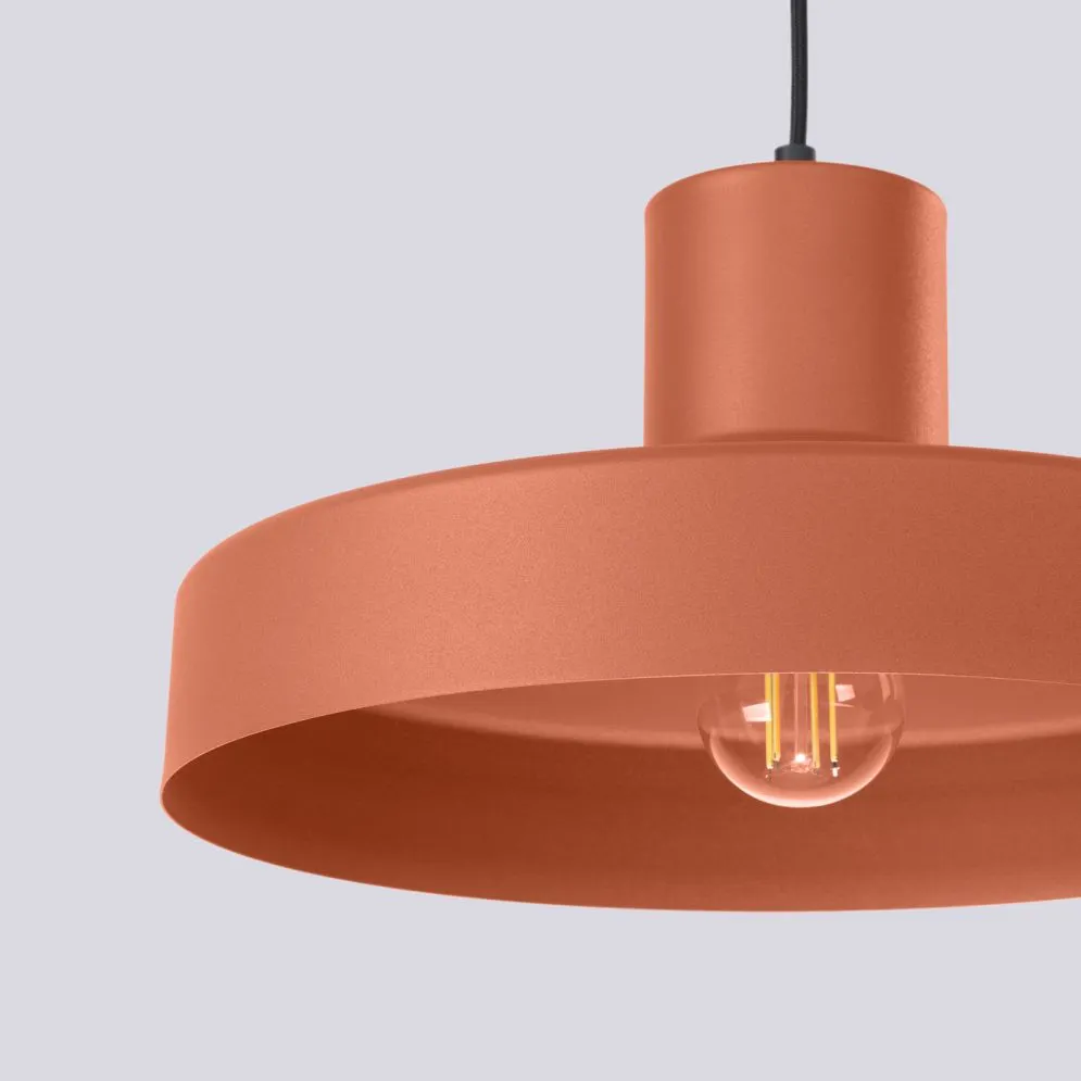 Lampa wisząca BILO ochra czerwona | sklep MIRAT  kolekcja bilo