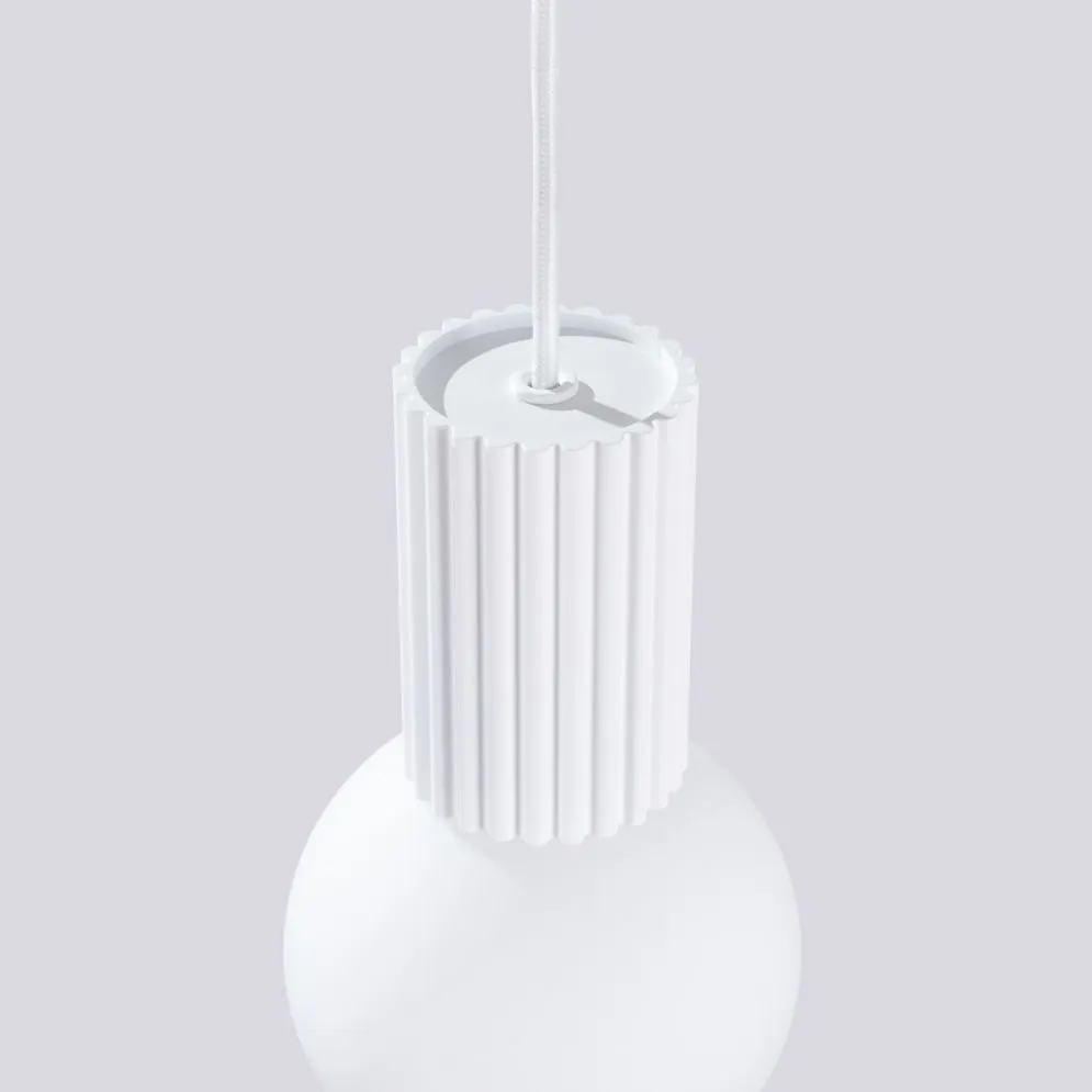 Lampa wisząca HALO 1 biała | sklep MIRAT  kolekcja halo