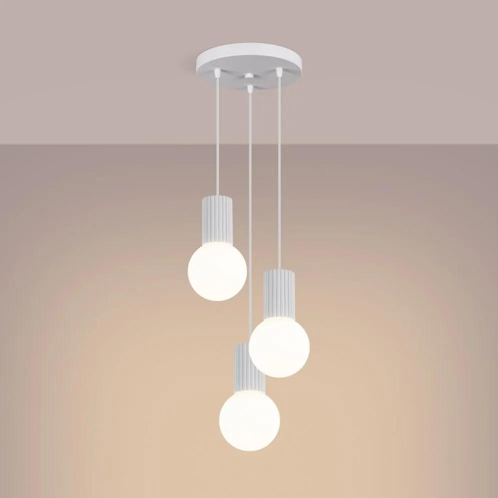 Lampa wisząca HALO 3P biała | sklep MIRAT kolekcja halo