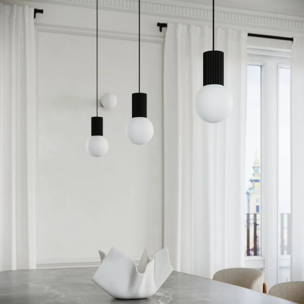 Lampa wisząca HALO 1 czarna | sklep MIRAT kolekcja halo