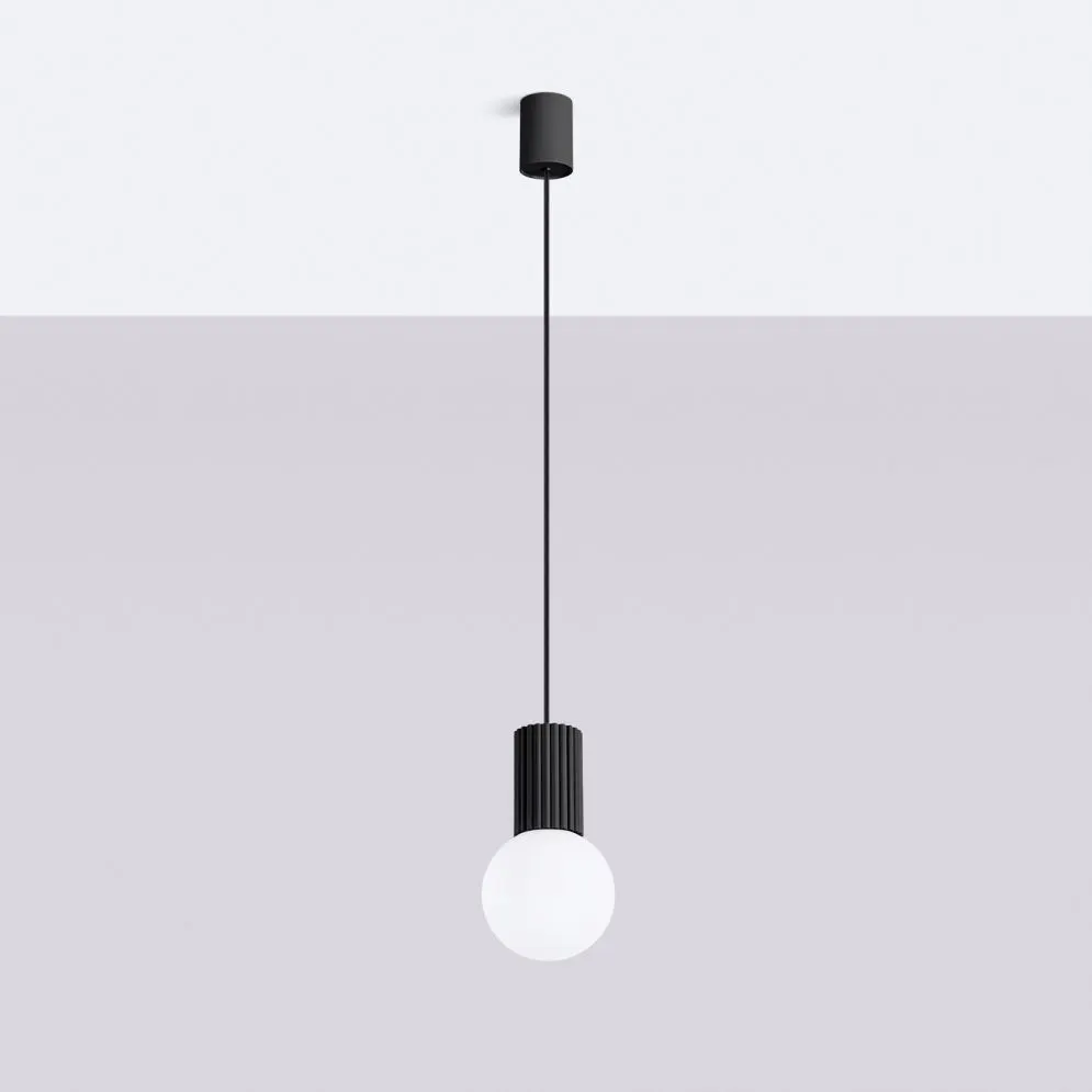 Lampa wisząca HALO 1 czarna | sklep MIRAT kolekcja halo