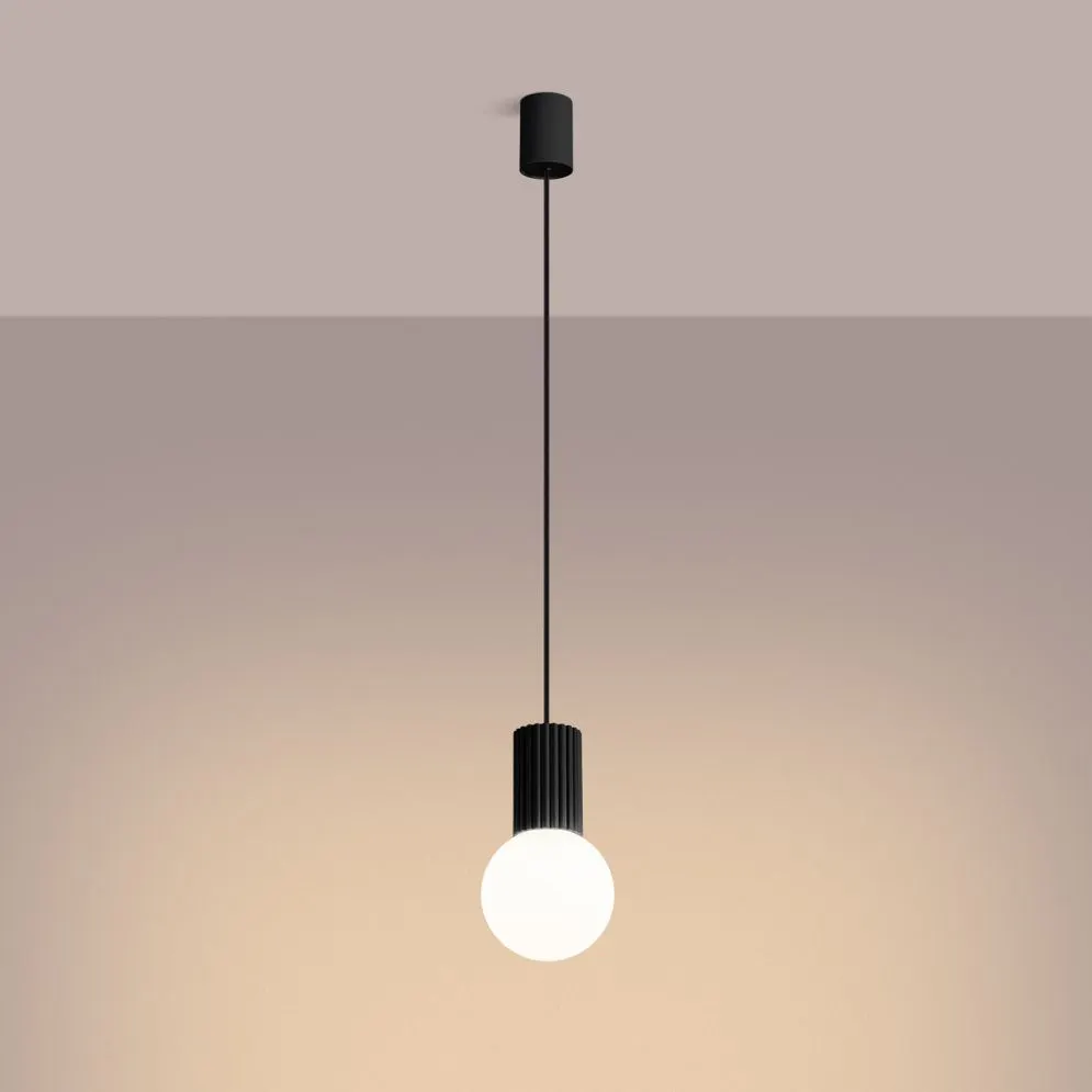 Lampa wisząca HALO 1 czarna | sklep MIRAT kolekcja halo