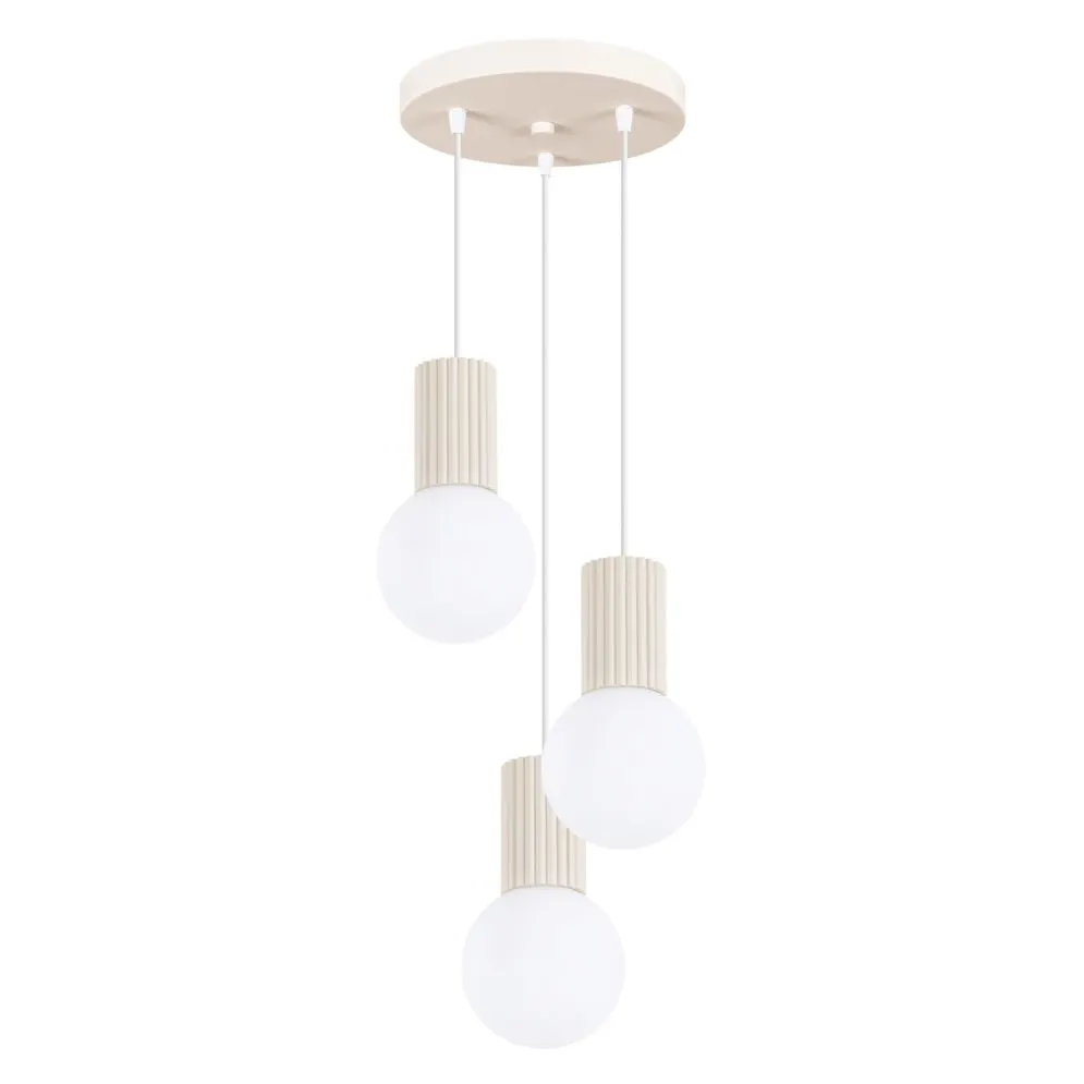 Lampa wisząca HALO 3P beżowa | sklep MIRAT kolekcja halo