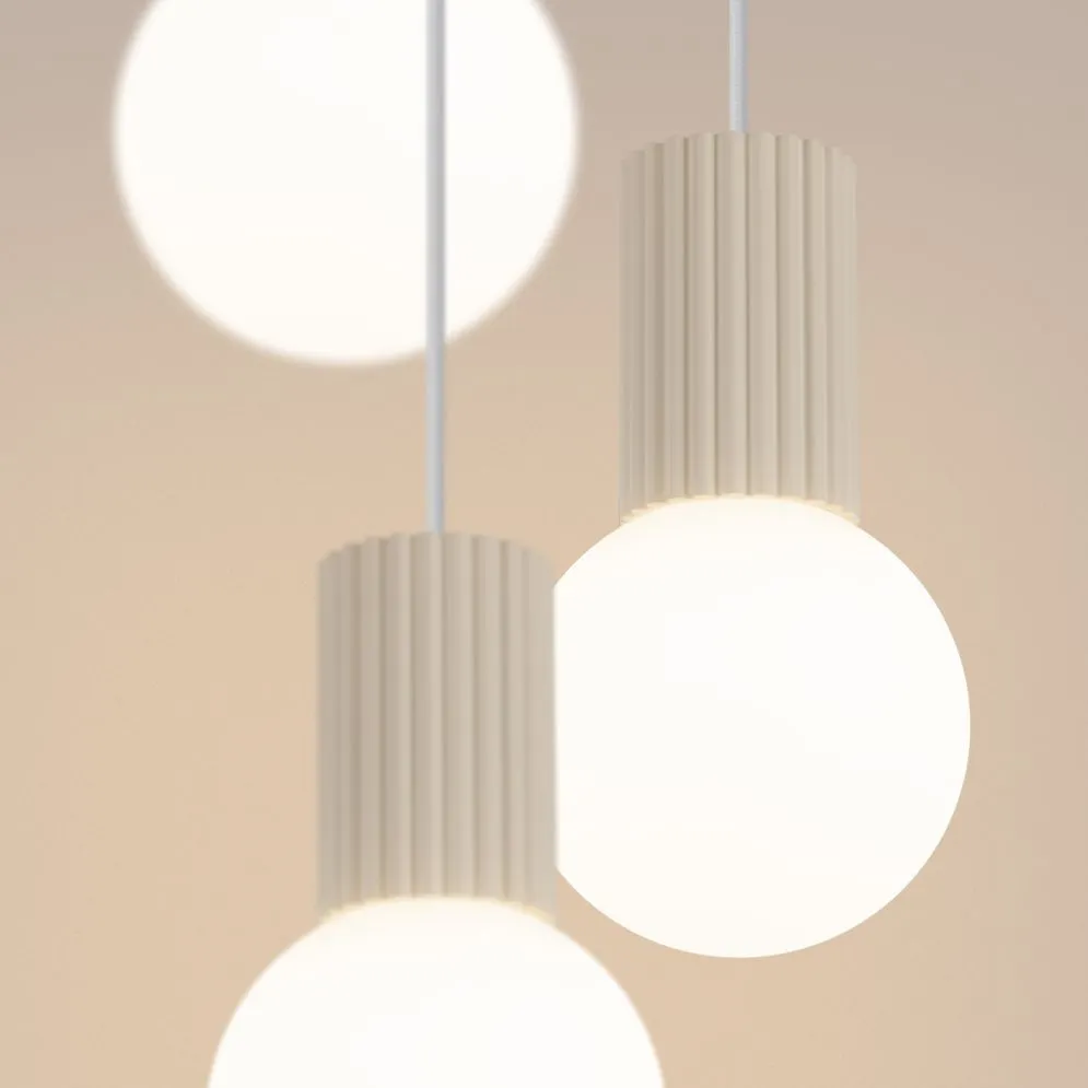 Lampa wisząca HALO 3P beżowa | sklep MIRAT kolekcja halo