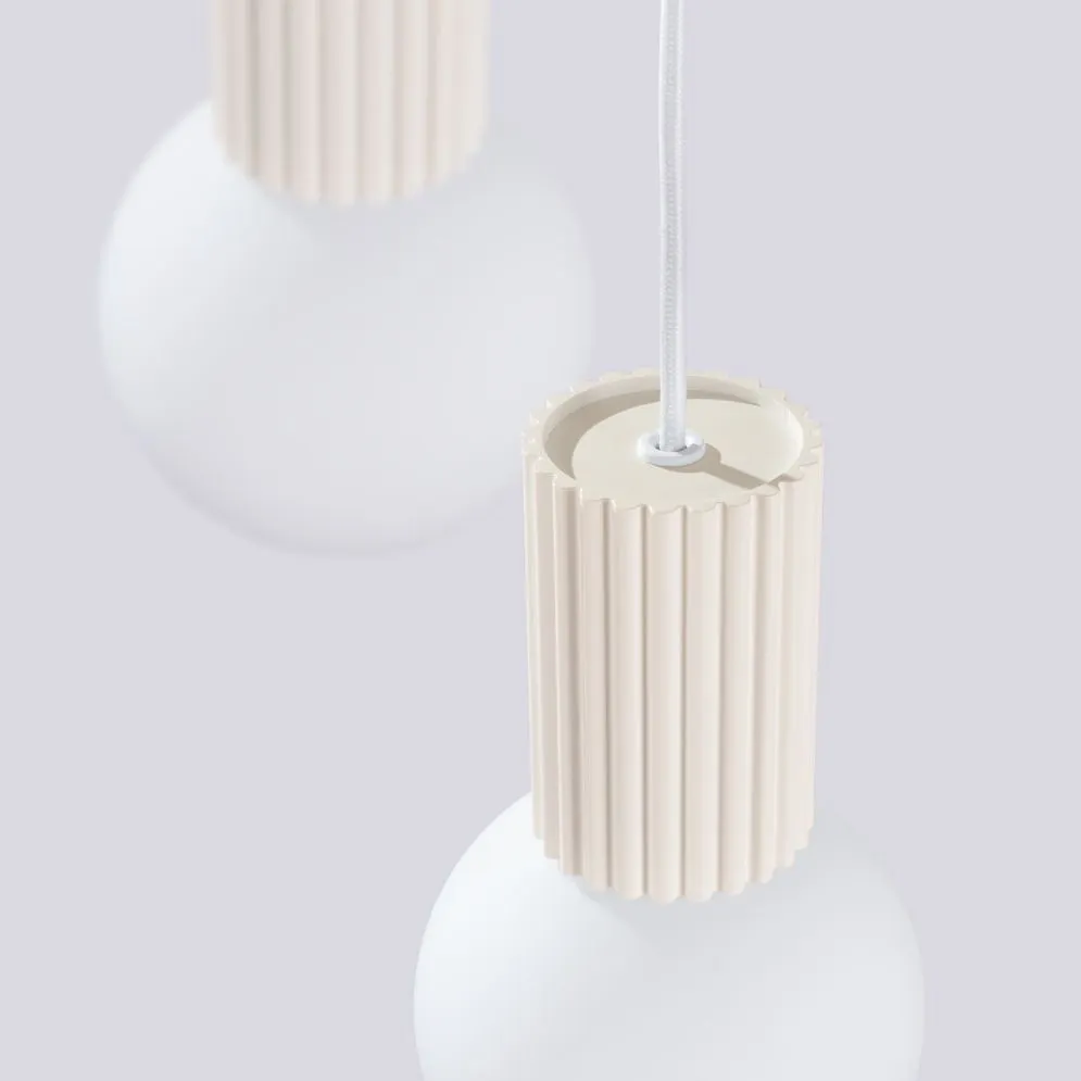 Lampa wisząca HALO 3P beżowa | sklep MIRAT kolekcja halo