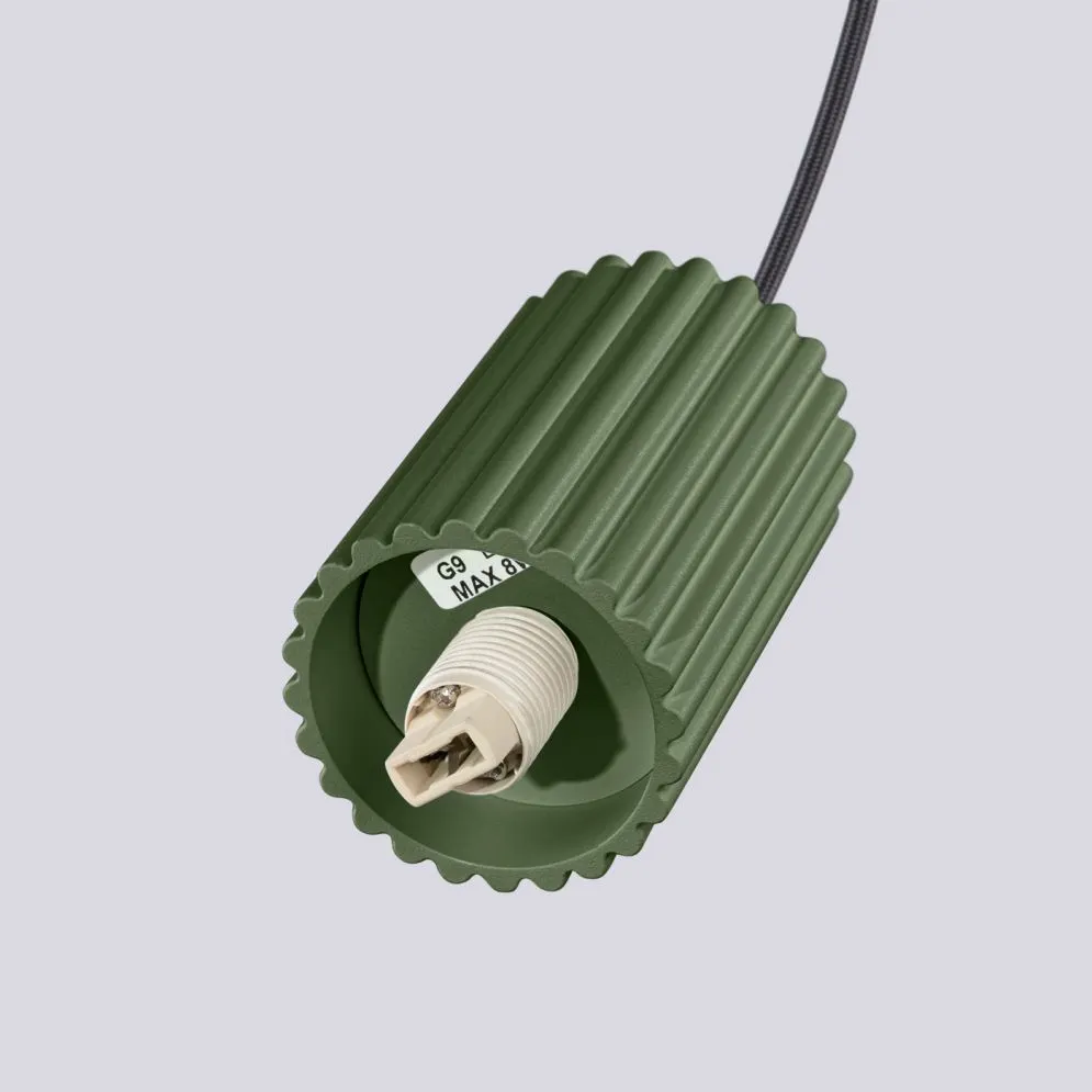 Lampa wisząca HALO 1 zielona oliwka | sklep MIRAT  kolekcja halo
