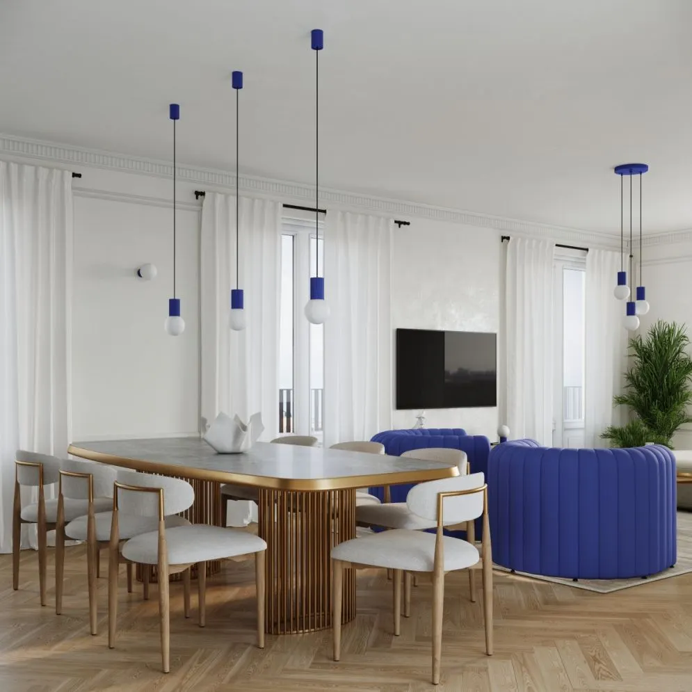 Lampa wisząca HALO 3P ultramaryna | sklep MIRAT kolekcja halo