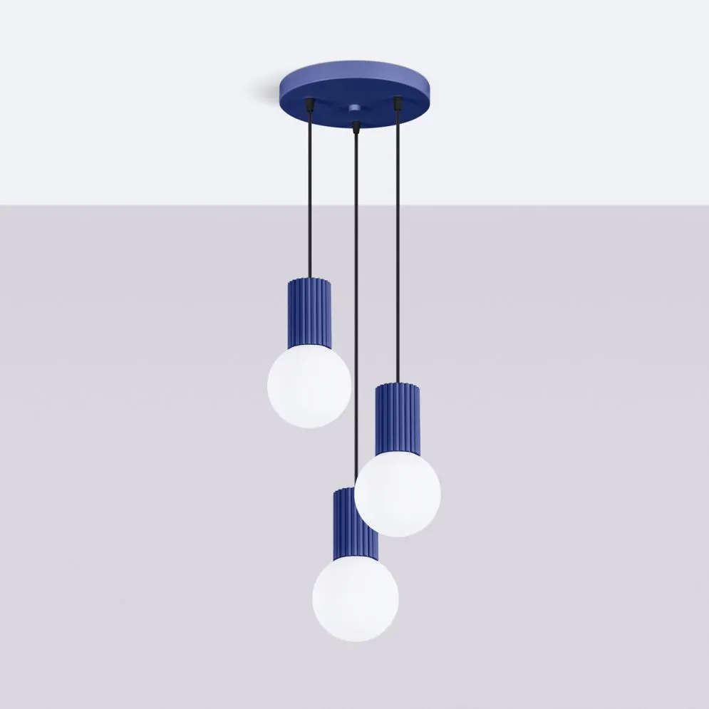 Lampa wisząca HALO 3P ultramaryna | sklep MIRAT kolekcja halo