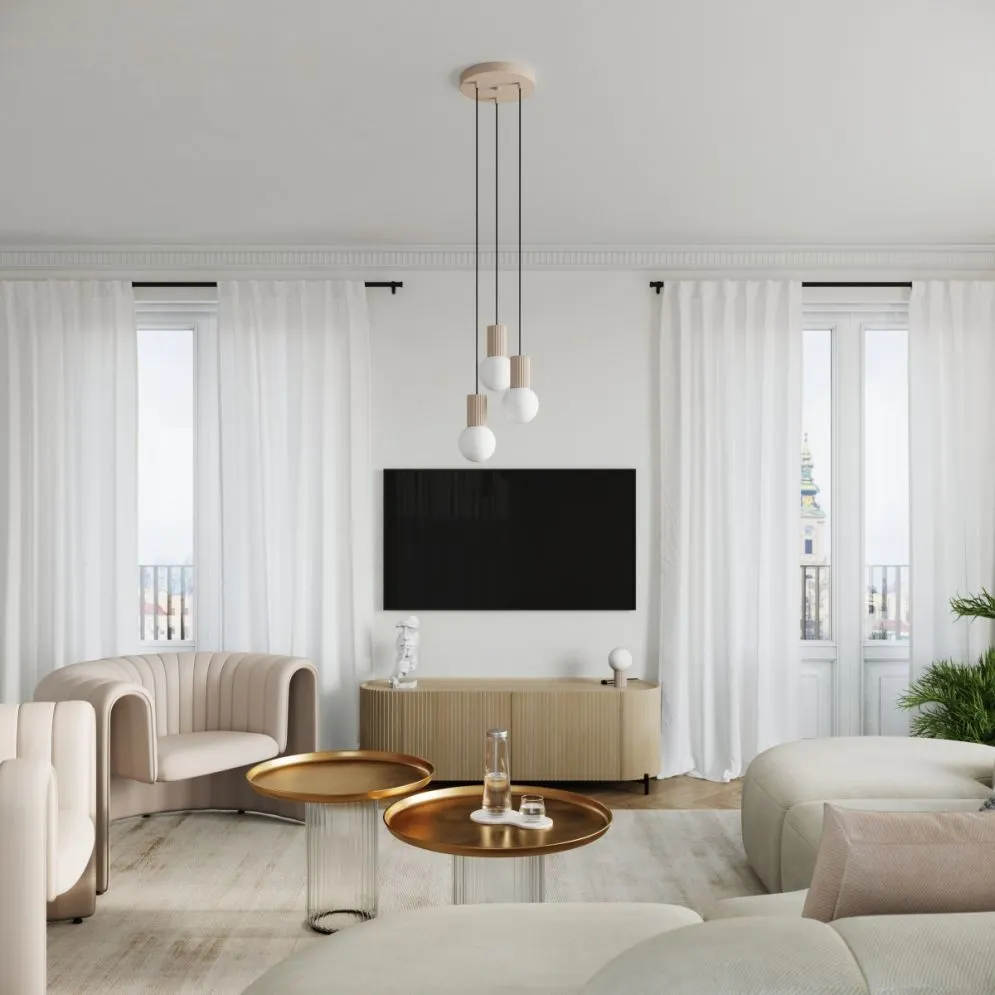 Lampa wisząca HALO 1 taupe | sklep MIRAT  kolekcja halo