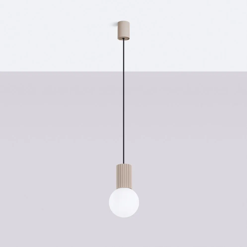 Lampa wisząca HALO 1 taupe | sklep MIRAT  kolekcja halo