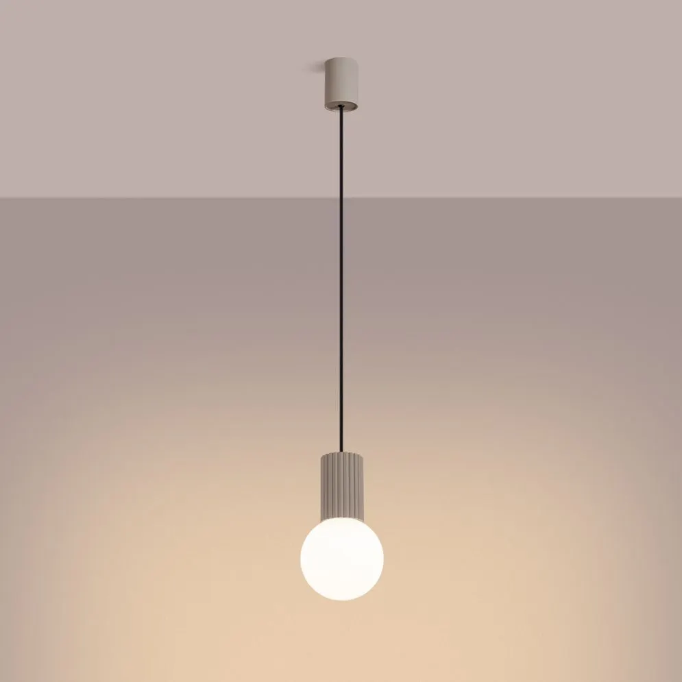 Lampa wisząca HALO 1 taupe | sklep MIRAT  kolekcja halo