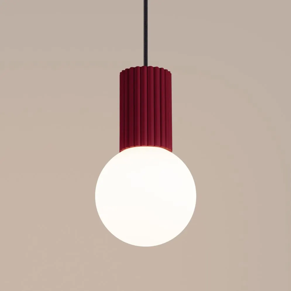 Lampa wisząca HALO 1 burgund | sklep MIRAT kolekcja halo