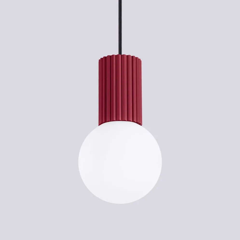 Lampa wisząca HALO 1 burgund | sklep MIRAT kolekcja halo