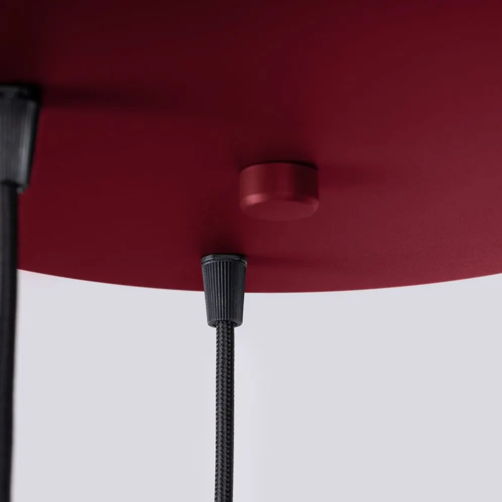 Lampa wisząca HALO 3P burgund | sklep MIRAT  kolekcja halo