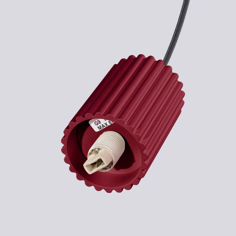 Lampa wisząca HALO 3P burgund | sklep MIRAT  kolekcja halo