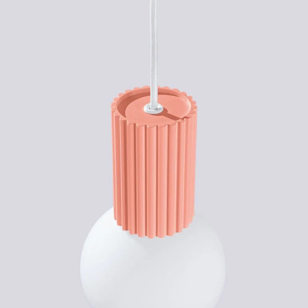 Lampa wisząca HALO 1 brzoskwiniowa | sklep MIRAT  kolekcja halo