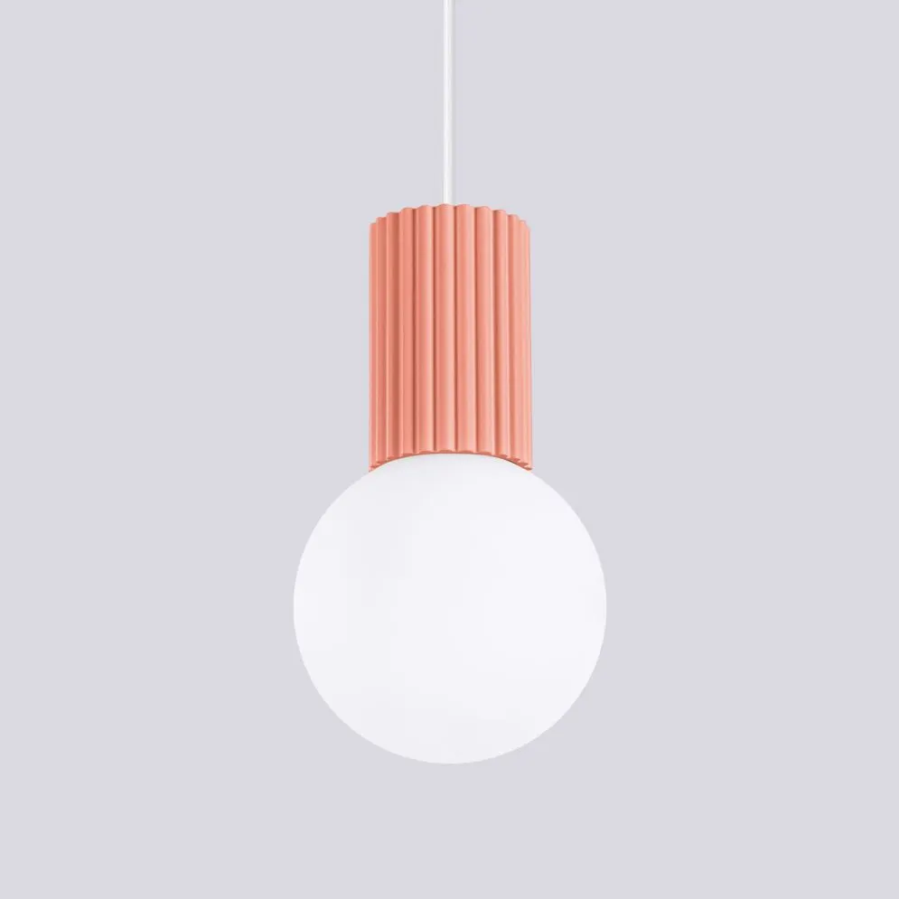 Lampa wisząca HALO 1 brzoskwiniowa | sklep MIRAT  kolekcja halo